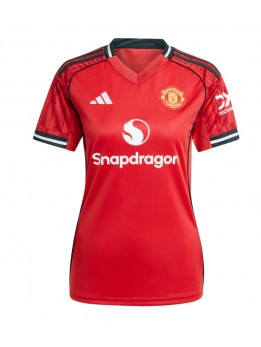 Billige Manchester United Hjemmedrakt Dame 2025-26 Kortermet